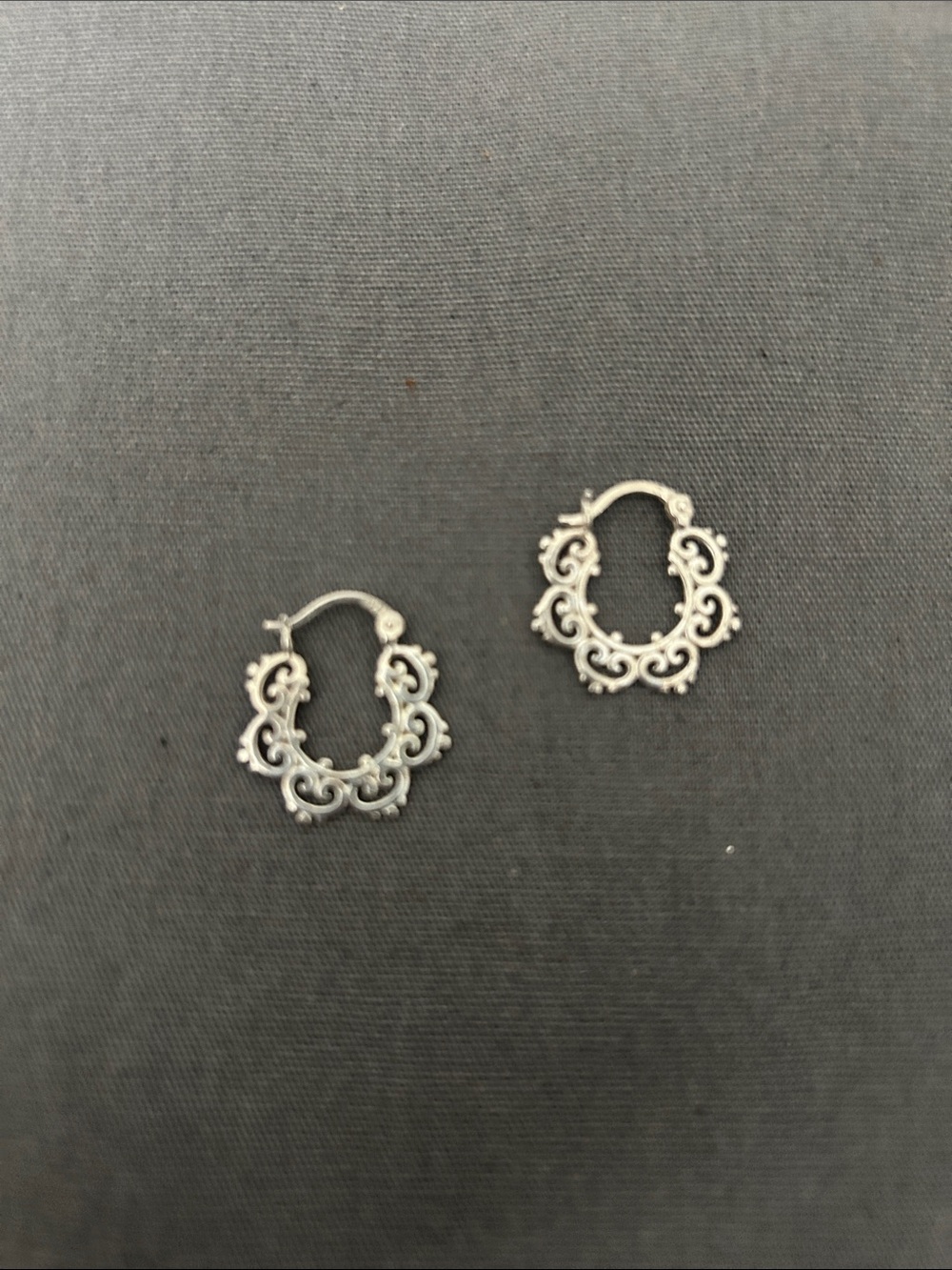 Martha Jackson (UK) Sterling Silver Mini Marrakesh Hoops